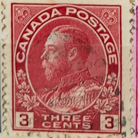 Пощенска марка, Канада, 1922 г., снимка 1 - Филателия - 44569086