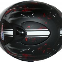 Каска за мотор protectWEAR, street design черно/червено, S 55-56 см, снимка 2 - Аксесоари и консумативи - 36631373