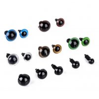 Кутия 528 части черни и цветни очи за плетени играчки,  амигуруми , снимка 5 - Други - 39727430