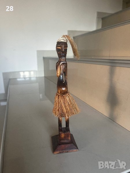 Дървена статуетка ръчна изработка, снимка 1