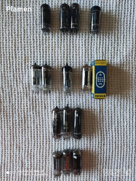 Радиолампи EZ 80,81, 5Ц4М, 5Ц4С, 6Ц5С, 6Х2П, снимка 1