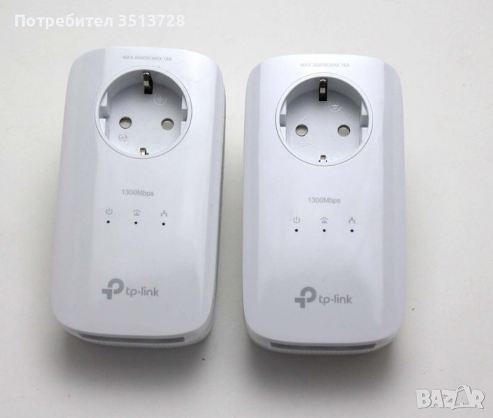 TP-Link TL-PA8030P KIT, Powerline интернет по домашната електрическа мрежа, адаптер в отлично състоя, снимка 1