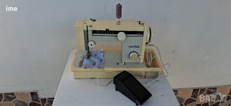 Шевна машина НОМЕР 09. Veritas. Ревизирана. Работеща с мостра на някой видове на..., снимка 1