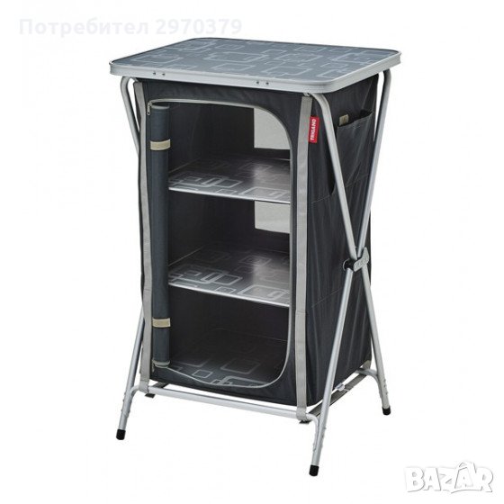 Сгъваем шкаф за съхранение сив / черен 2год. гаранция, снимка 1