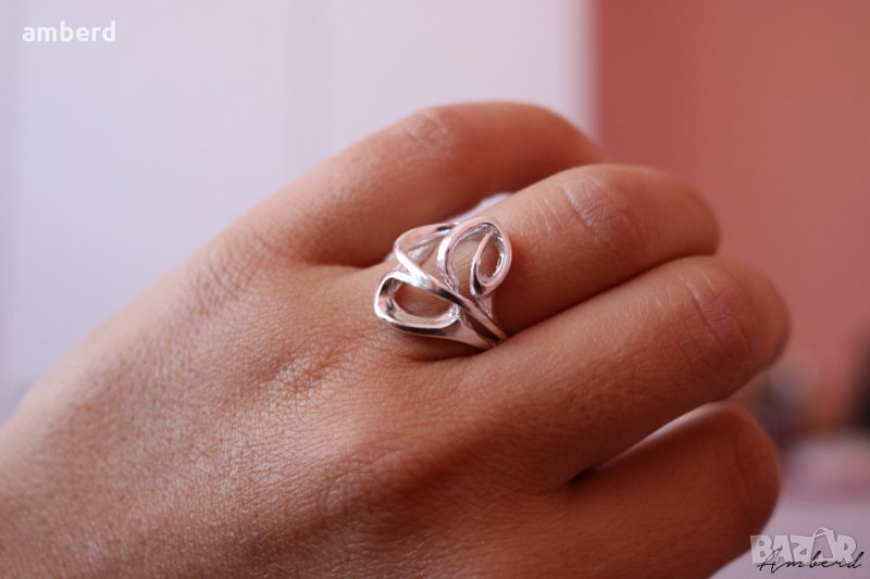 Сребърен пръстен - модел R080, снимка 1