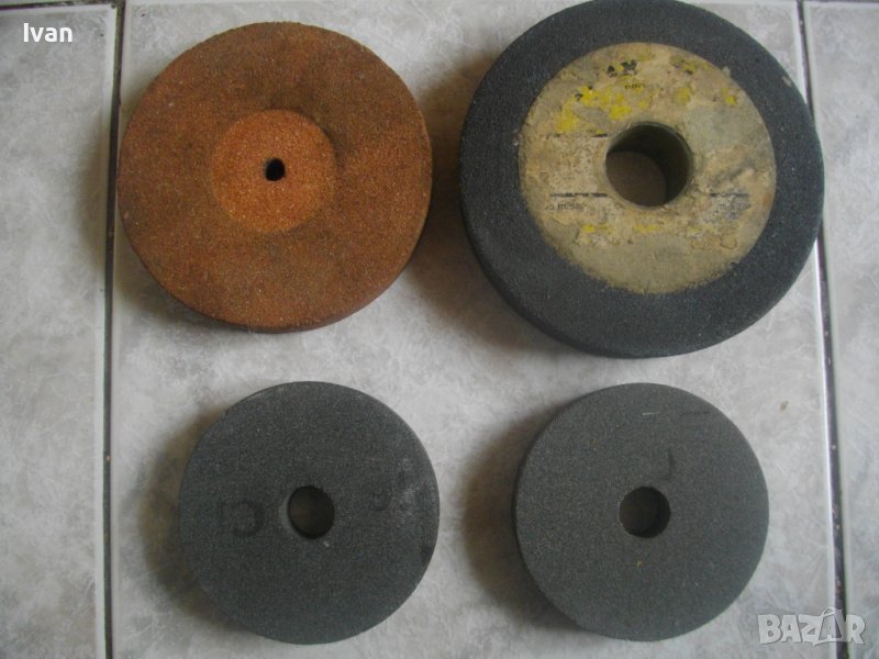 Камък За Шмиргел-Нов ф100мм-Български-ф150мм-ф125мм-Немски-Сив/Червен, снимка 1