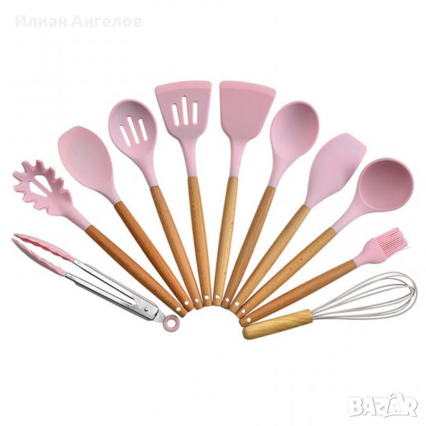 Комплект кухненски прибори от 12 части незалепващ силикон, снимка 1