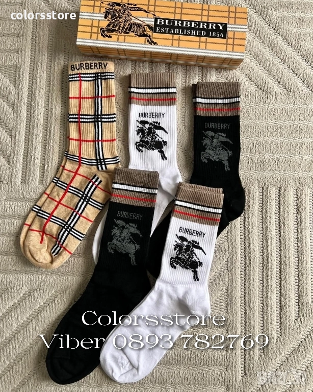 Мъжки чорапи Burbarry IM-200p, снимка 1