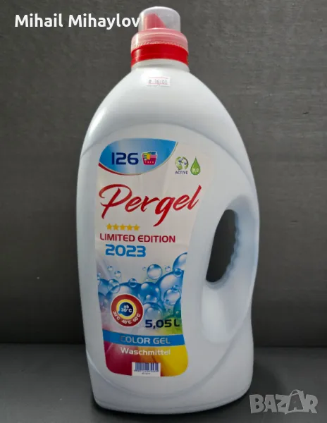 Продавам полски гел за пране Pergel Color 5.05 л, снимка 1