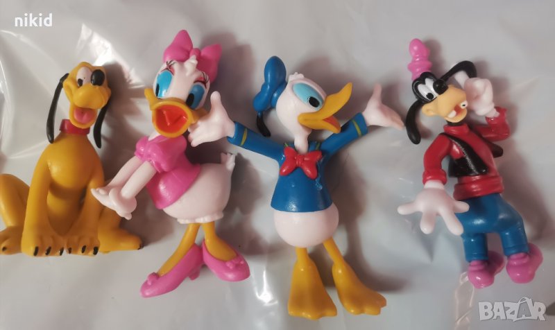 2 Мики Маус - Гуфи Плуто Дейзи Доналд пластмасови пластмасова фигурка фигурки за игра и украса торта, снимка 1