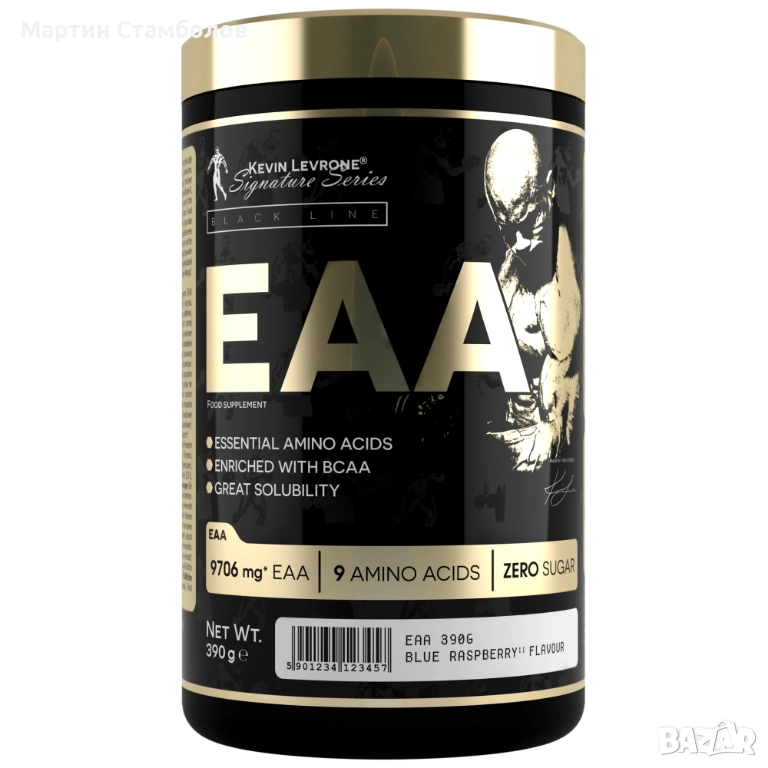 Kevin Levrone Black Line / EAA / Essential Amino Acids | 390 грама, снимка 1