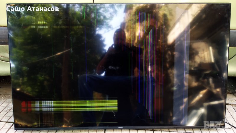 Hisense 58A7100F със счупена матрица ,RSAG7.820.9502/ROH ,CV580U1-T01-CB-1 ,WTA1M2500 ,HD580X1U91-L1, снимка 1