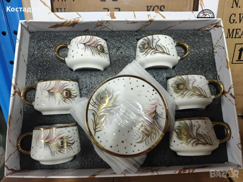 Луксозен сервиз за кафе – елегантност, която превръща всяка глътка в ритуал, снимка 1