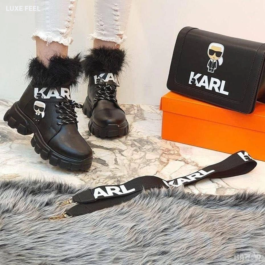 Дамски Боти ⚜️ Karl LAGERFELD , снимка 1