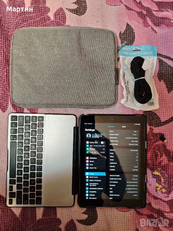 Apple iPad 6th Gen • 32GB • Wi-Fi + Cellular • 96% батерия • Отлично състояние, снимка 1