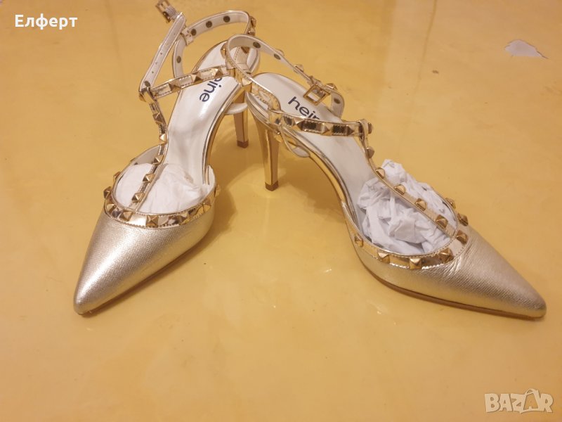 Сандали с ток Heine , снимка 1