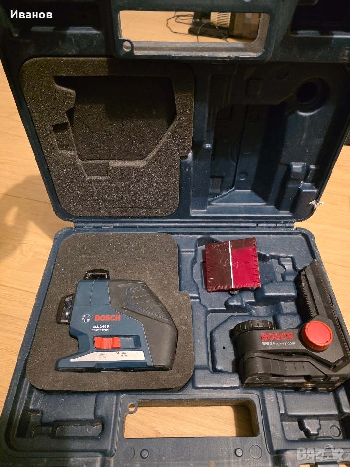 лазерен нивелир Бош BOSCH GLL 2 80 P, снимка 1
