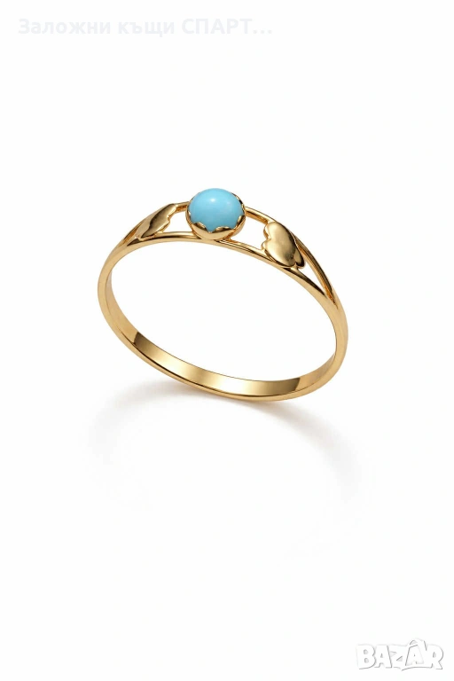 Златен пръстен-0.86гр., снимка 1