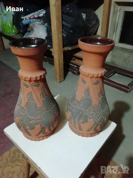 два броя керамични вази, снимка 1