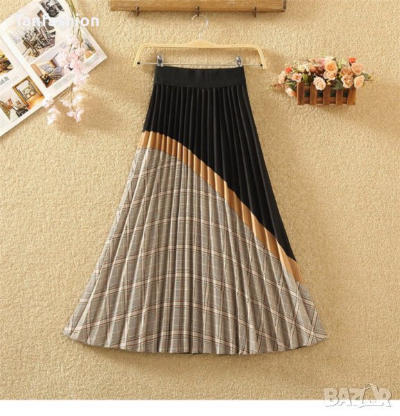 Плисирана дамска пола , снимка 1