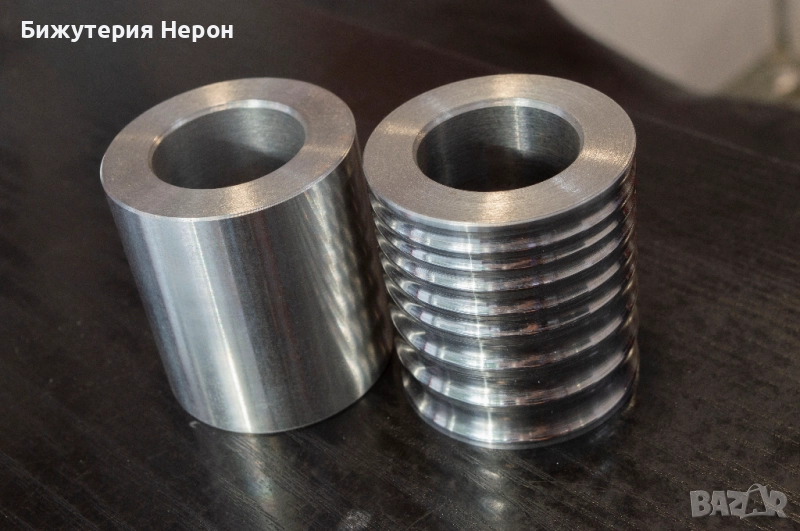 Бижутерски златарски ролки за вал за брачни халки, снимка 1