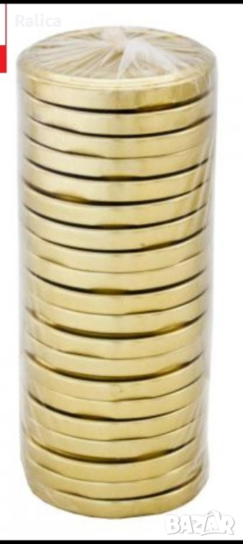 винтови капачки за буркани ф66, снимка 1