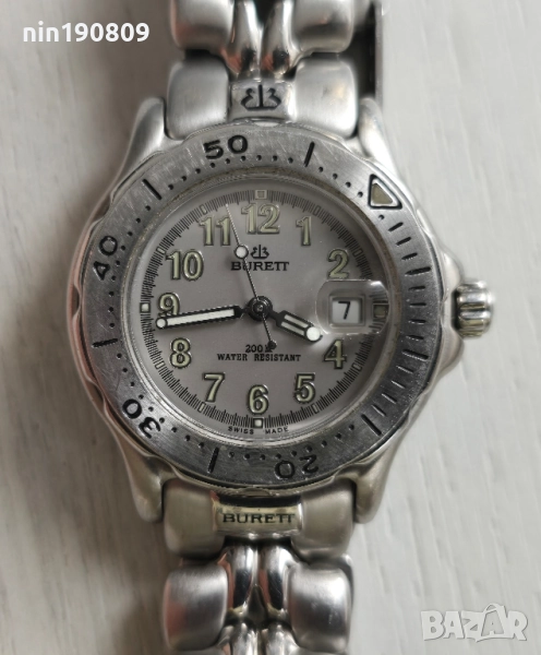 ⌚ Дамски часовник Burett 200M Water Resistant, снимка 1