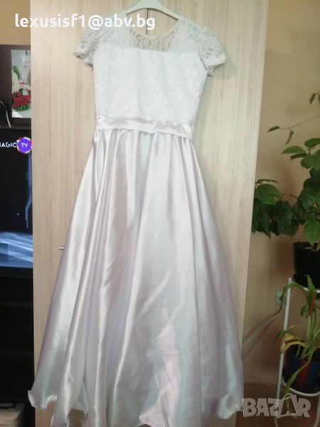  рокля бяла  - шаферска, снимка 1