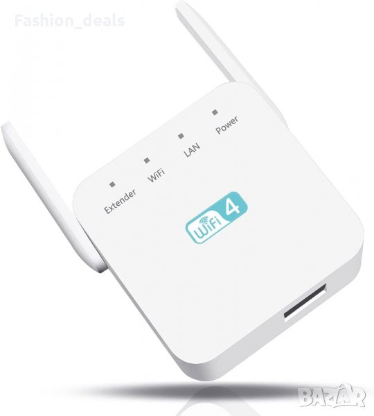 Нов WiFi усилвател за сигнал Интернет Антена разширител на обхват за дом офис, снимка 1