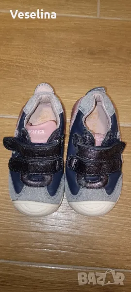 Детски кожени маратонки Biomecanics за момиче, снимка 1