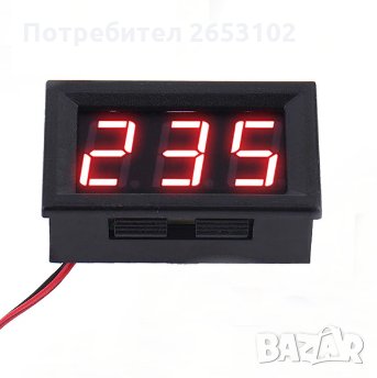 Волтметър за променливо напрежение 220V AC 50V-500V, снимка 1