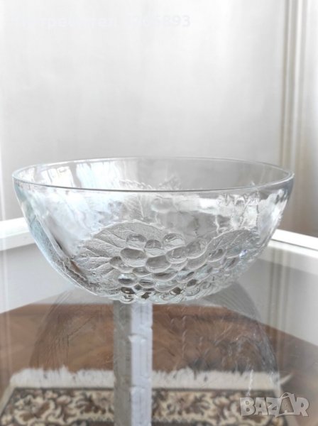 *НОВО* Стъклена Релефна Фруктиера, снимка 1