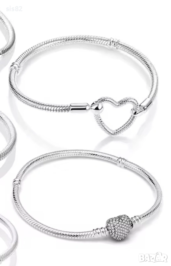 Сребърни гривни Pandora , снимка 1