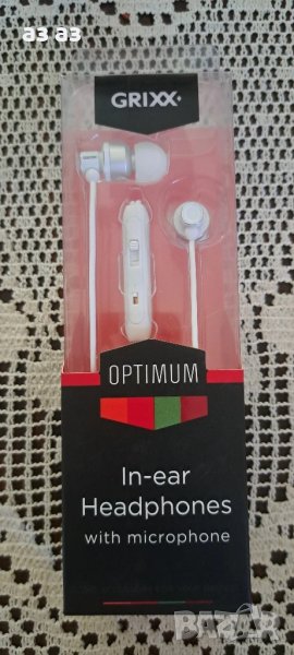 Grixx optimum- нови слушалки с вграден микрофон , снимка 1