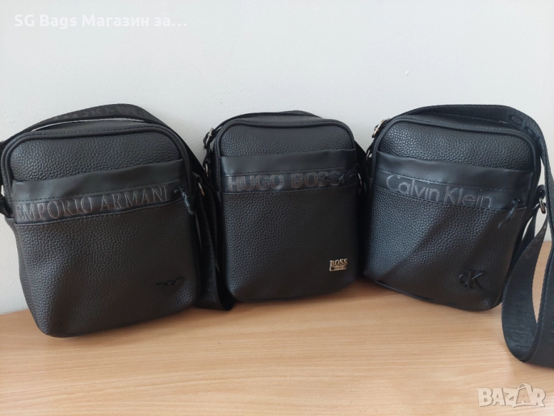 Мъжка чанта Calvin klein,Hugo boss,Armani мъжка чанта код 101, снимка 1