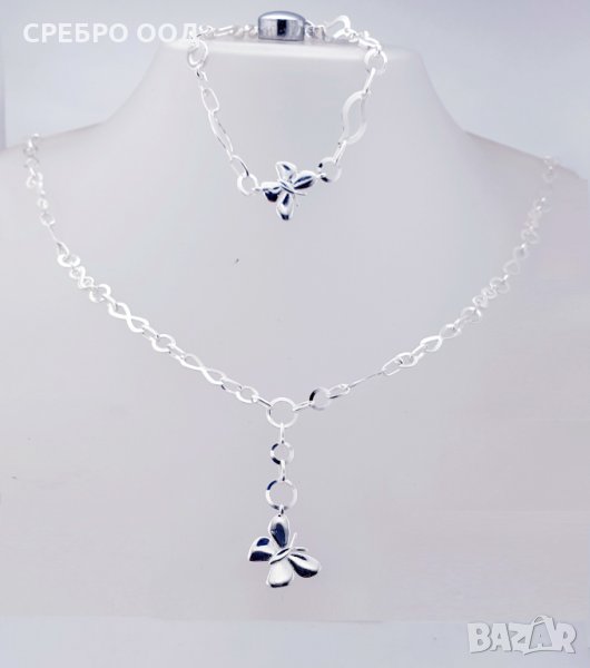 Дамски сребърни колиета 925 Аg, снимка 1