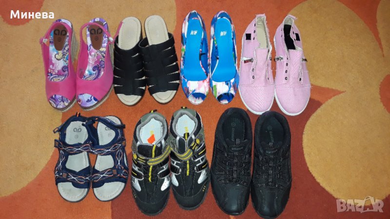 Обувки, чехли, маратонки и платненки., снимка 1