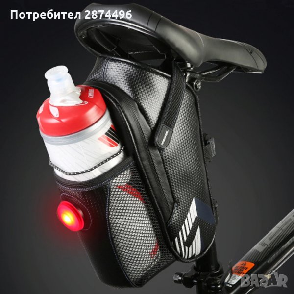 2148 Чантичка за под седалката на колело със заден стоп, снимка 1