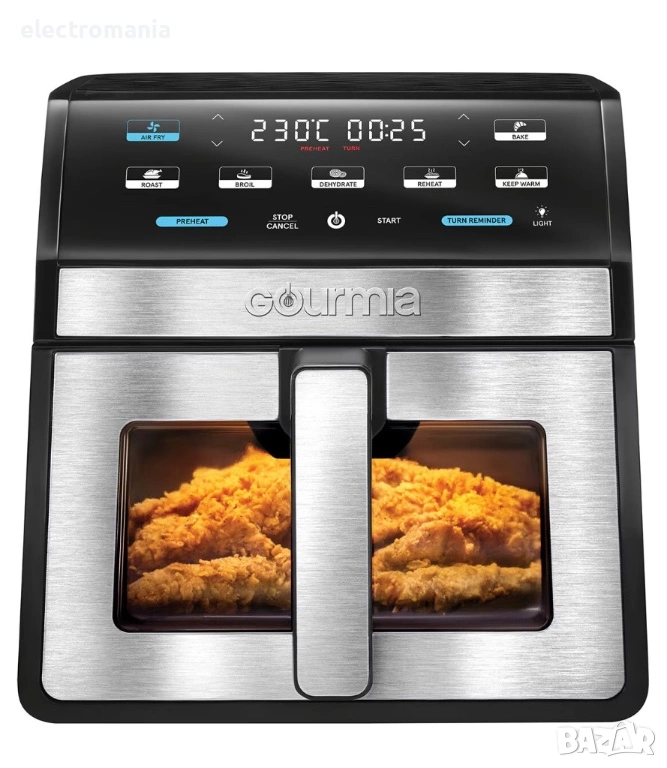 фритюрник с горещ въздух Gourmia Digital 7,6л , снимка 1