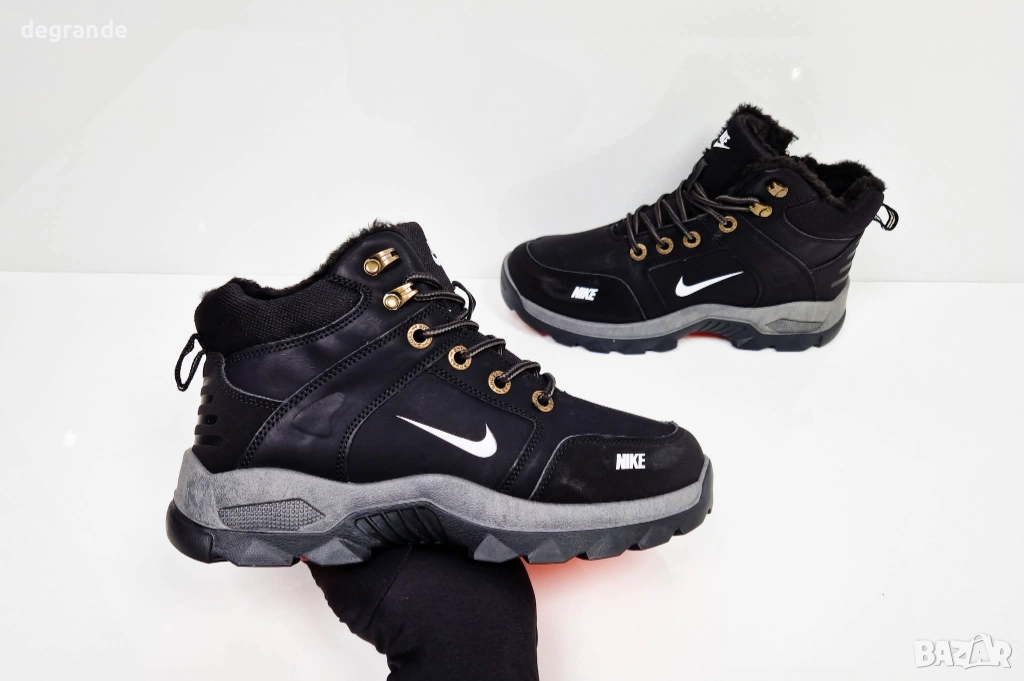 Mъжки зимни боти Nike с дебела топла вата, снимка 1