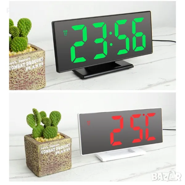  LED Цифров Часовник – Огледален DS-3618L, снимка 1
