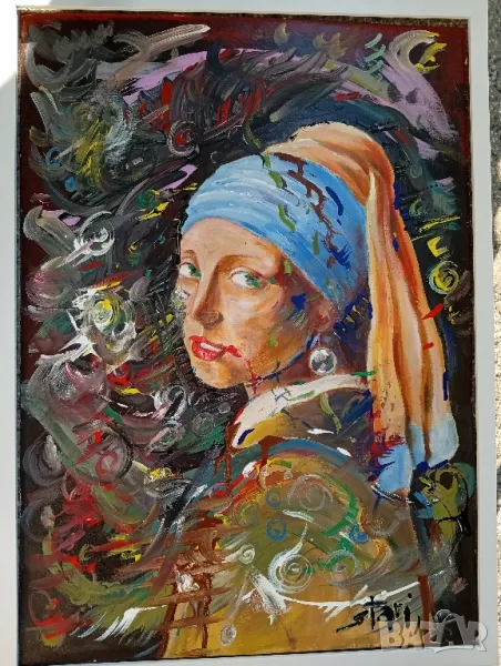 Картина,взаимствана от известна творба, снимка 1