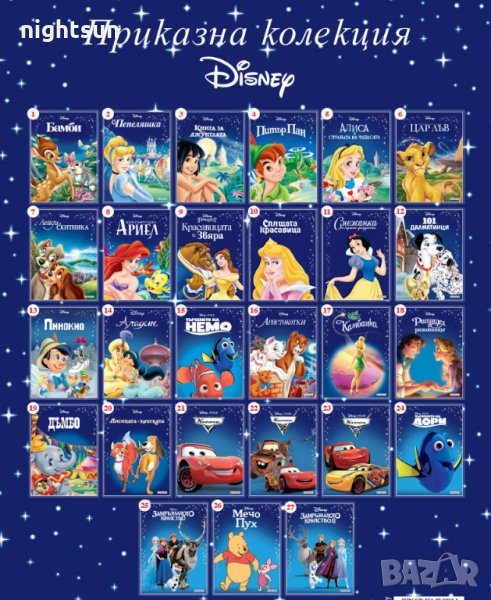 Търся / купувам книги от приказна колекция на Дисни / Disney, снимка 1