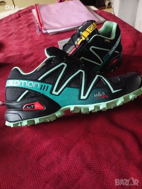 Дамски спортни обувки маратонки за планинари Solomon, снимка 1