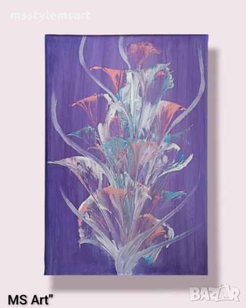 Еуфория"! Абстрактна картина! Ръчна изработка!, снимка 1