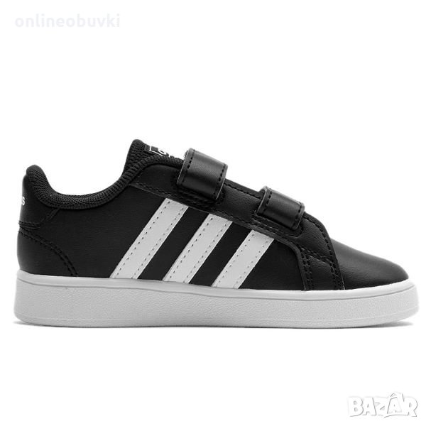 НАМАЛЕНИЕ!!!Бебешки спортни обувки ADIDAS GRAND COURT Черно, снимка 1