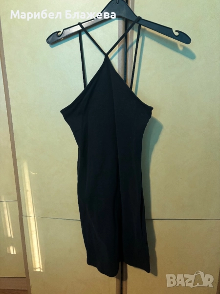 Дамска черна рокля, снимка 1