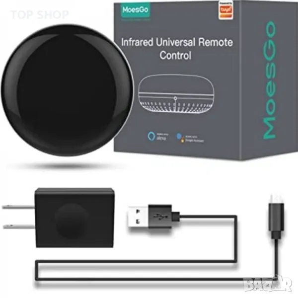 MoesGo WiFi IR Control Hub за интелигентни домашни уреди чрез глас, снимка 1