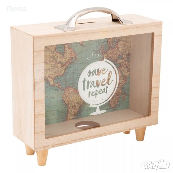 Страхотна касичка-куфарче. Перфектният подарък за пътешественици!, снимка 1