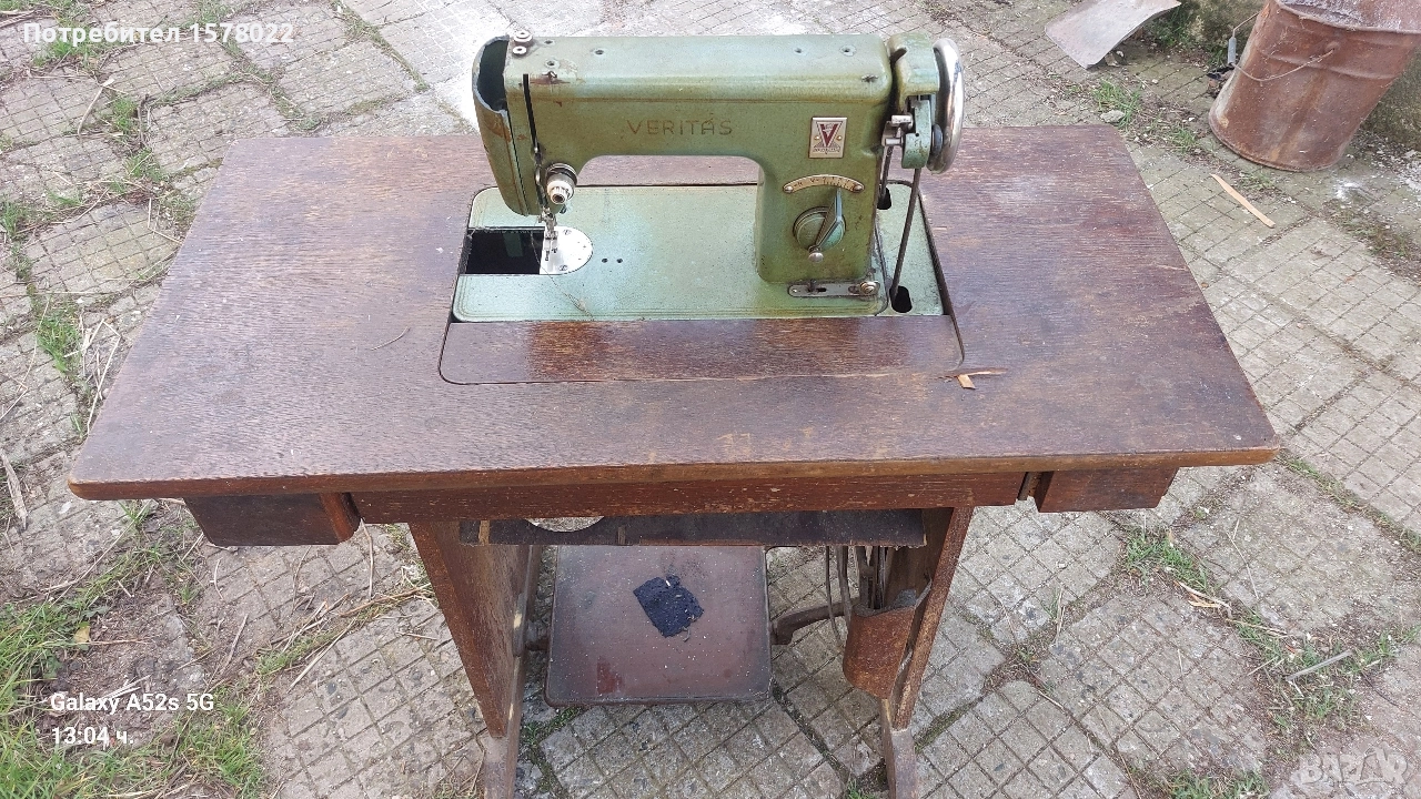 Стара шевна машина Veritas, снимка 1